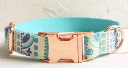 BLUE DECO Dog Collar Custom Combo