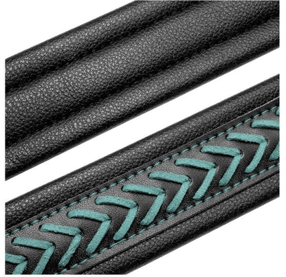 Custom Engraved Hand Braided Leather Dog Collar