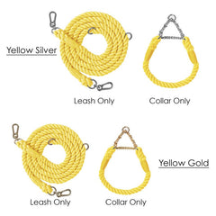 Eco-Friendly Plain Cotton Rope Dog Collar
