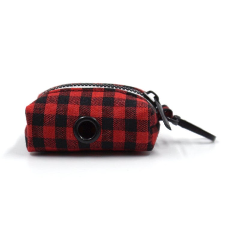 Red Black Plaid Custom Dog's
