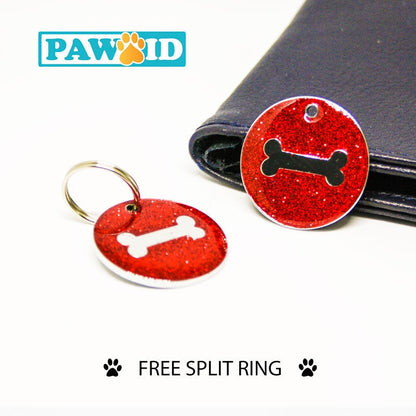 Deluxe Glittery Pet Tag Dogs