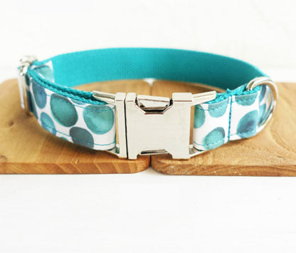 Personalised Bubble Dog Collar Set