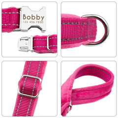 Nylon Reflective Custom Dog Collar Leash