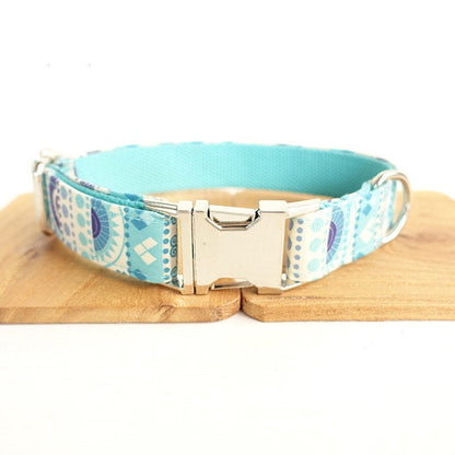BLUE DECO Dog Collar Custom Combo