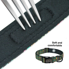 Personalized Tribal Pattern Comfy Dog Collar