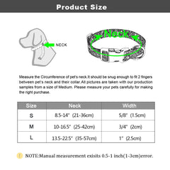 Folk Style Personalized Dog Collar