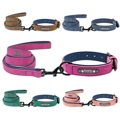 Personalised Faux Leather Dog Collar