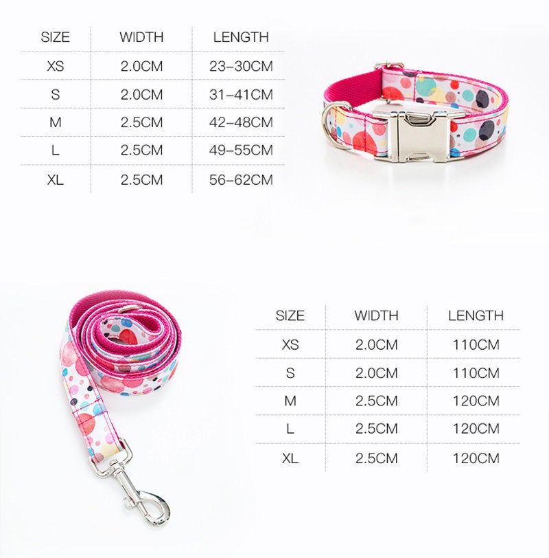 Colorful Bubble Design Collar Bowtie Set