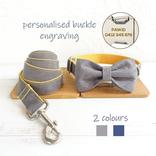 Personalised Dog Collar Set