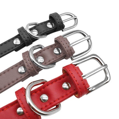 Personalised Laser Engraved Leather Dog Collar