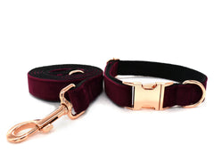 Personalized Velvet Collar Bowtie combo