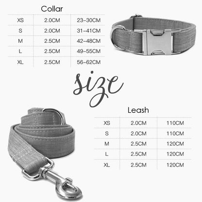 Joyful Christmas Custom Dog Collar Set