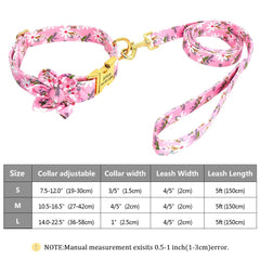 Personalized Daisy Flower Personalized Dog Collar / Leash