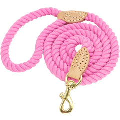 Colorful Handmade Cotton Brided Dog Leash