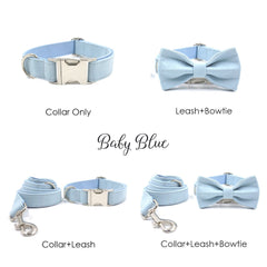 Free Name Engraved Dog Collar Set