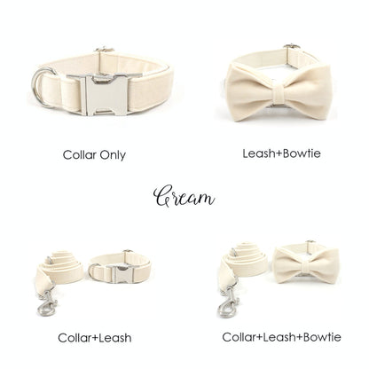 Free Name Engraved Dog Collar Set