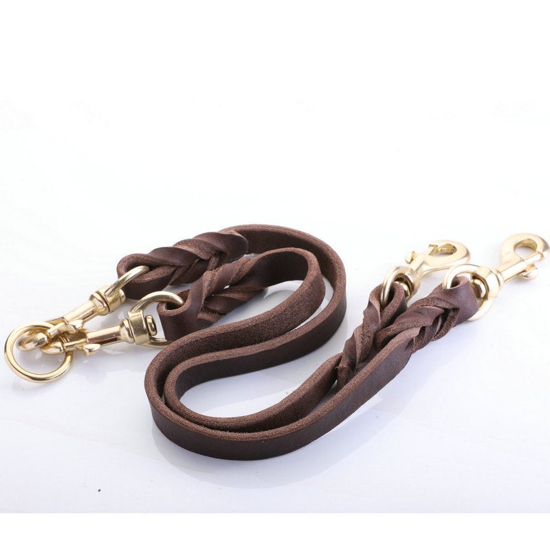 Leather Dual Lead Splitter