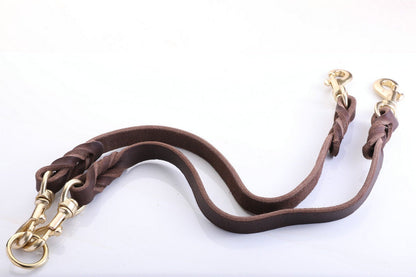 Leather Dual Lead Splitter