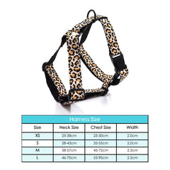 Personalized Engraved Handmade Brown Leopard Dog Collar or Dog Collar and Lead, Harness Set, Dog Bowtie Available