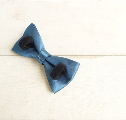 Silky Shiny Dog Collar and Leash set with Bowtie Available