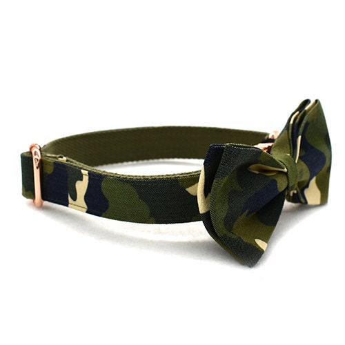 Personalised Camouflage Dog Collar or Dog Collar and Lead Set