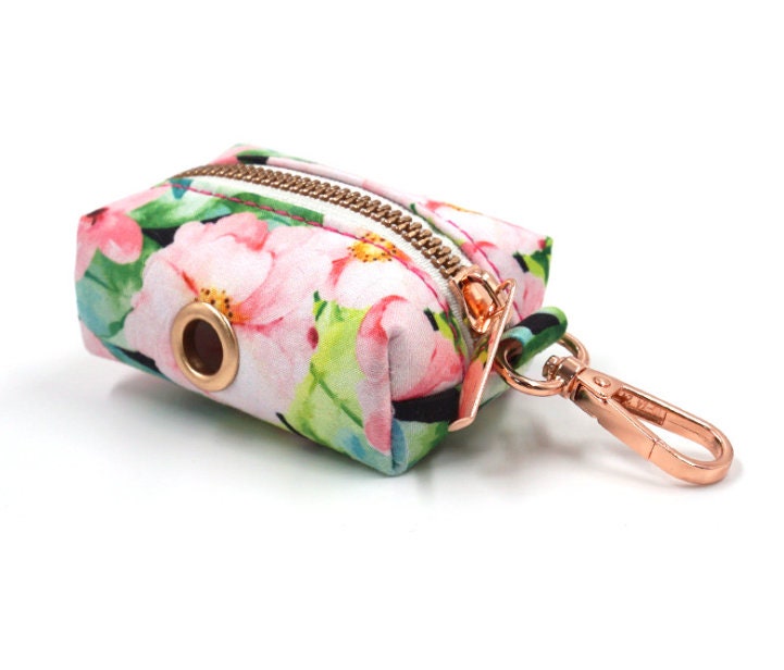 Pink Floral Dog Collar and Lead Set for Girl Dog