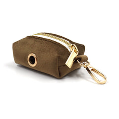 Solid Brown Thick Velvet Wedding Dog Collar Lead set, Different Combo
