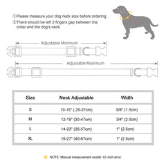 Glittery Nylon Lightweight Cat and Dog Collar with Plastic Buckle