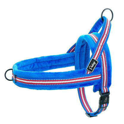Reflective Step-In Dog Harness - No Pull, Front Ring /Seat Belt Leash Attachment